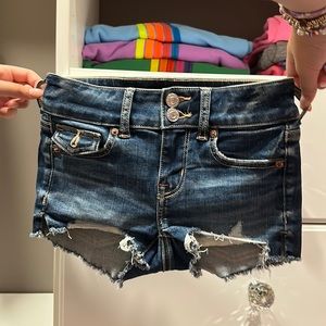 American eagle jean shorts